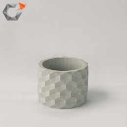 CHẬU CÂY XI MĂNG ORIGAMI PLO-03