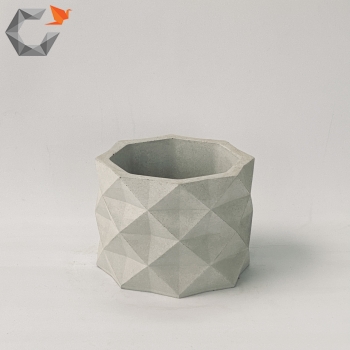 CHẬU CÂY XI MĂNG ORIGAMI PLO-02